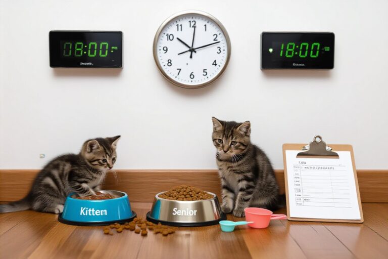 Cat Feeding Schedule: Kittens, Adult Cats, and Senior Cats